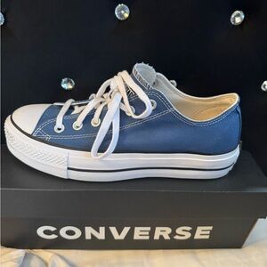 Converse Blue and White Chuck Taylor Sneakers